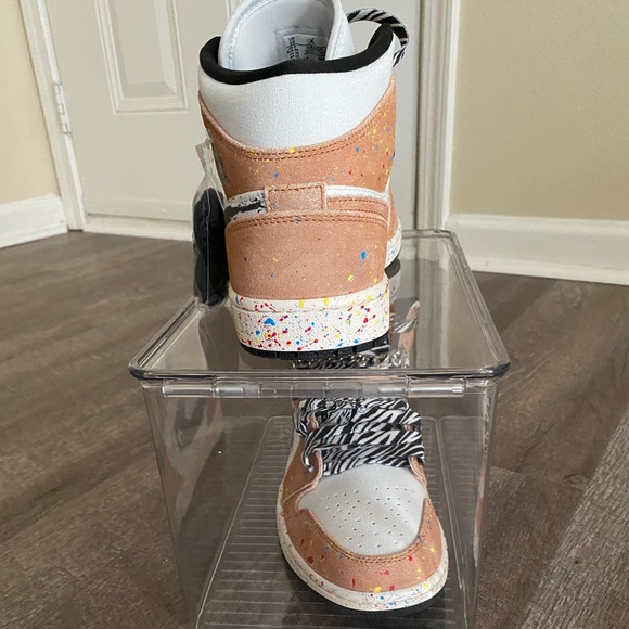 **SOLD** NEW Custom Nike Air Jordan 1 Paint Splatter Size 10 Mens - Picture 4 of 16